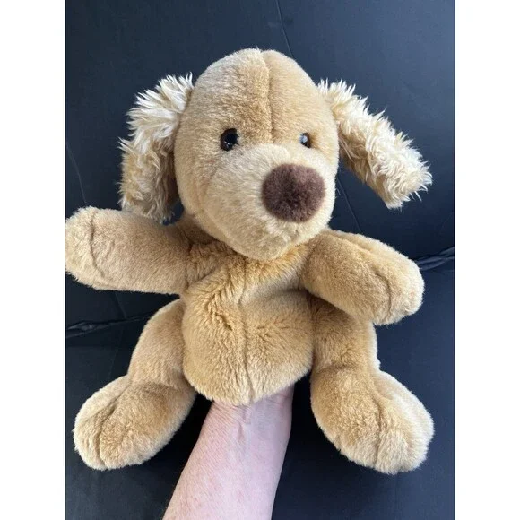 GUND Cocker Spaniel  Yellow Lab Puppy Dog Hand Puppet Plush Toy - Picture 3 of 10